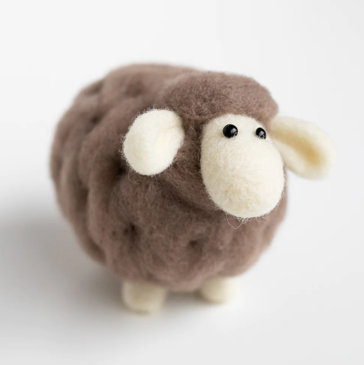 Sheep Mini Needle Felting Kit