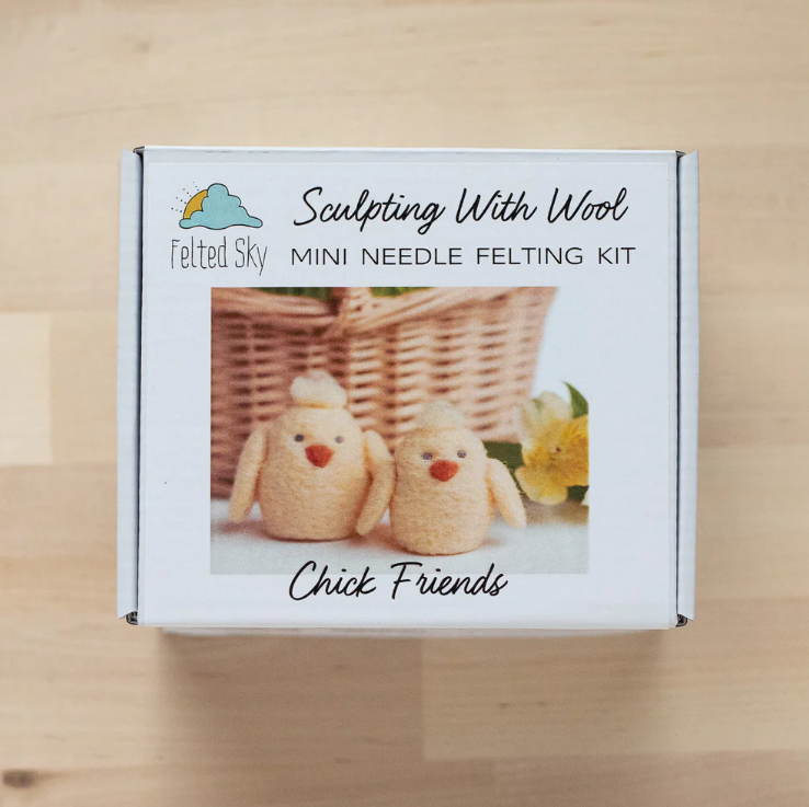 Chick Friends Mini Needle Felting Kit