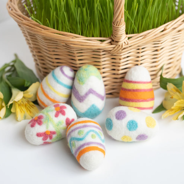 Easter Eggs Needle Felting Kit - Felted Sky